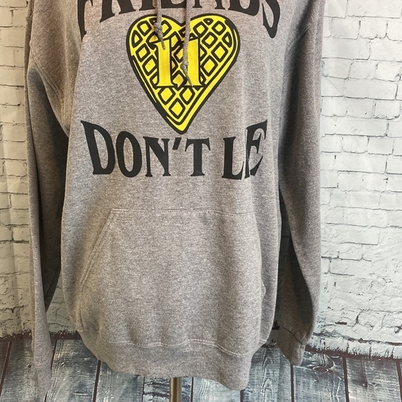 Stranger Things “Friends Don’t Lie” “11” Hoodie Gray Black Unisex Large Eleven - Picture 4 of 14